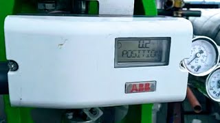 ABB Positioner Auto Calibration [upl. by Eicnarf]