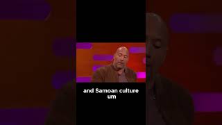 Dwanye Johnsons grandfather basis for Moana dwaynejohnson therock grahamnorton moana shorts [upl. by Weidman482]