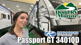 KeystonePassport GT3401QD  by Dodd RV of Portsmouth and Yorktown Virginia [upl. by Gnol]