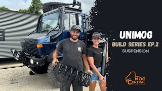 UNIMOG BUILD SERIES EP2 MOG CENTRAL 3INCH LIFT KIT WHATS NEXT FOR THE MOG [upl. by Reste]