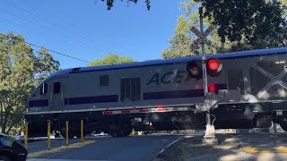 Railroad Crossing  Castlewood Drive Pleasanton CA [upl. by Etteniotna]