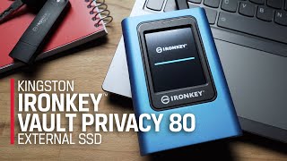 Verschlüsselte externe SSD mit TouchscreenTastatur – Kingston IronKey Vault Privacy 80 externe SSD [upl. by Giralda]