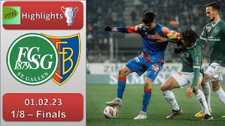 Highlights FC StGallen vs FC basel 01032023 [upl. by Tsai]