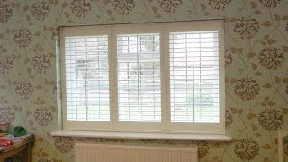 Find out how interior window shutters are opened and closed with a Tpost design [upl. by Norm]