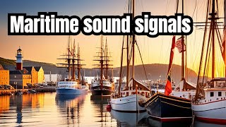 Maritime sound signals [upl. by Ailerua834]