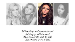 Little Mix  They Just Dont Know You Lyrics  Parts on Screen [upl. by Annaiviv296]