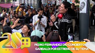 Pedro Fernández dio concierto sorpresa en Garibaldi  Programa 6 de septiembre 2024  Ventaneando [upl. by Akenahc987]