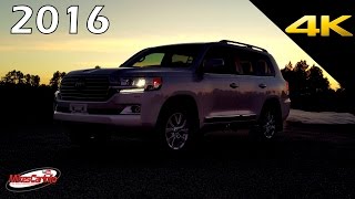 👉 AT NIGHT 2016 Toyota Land Cruiser Interior and Exterior in 4K  Night Drive [upl. by Cecilius]