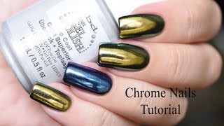 How to do Chrome Nails tutorial [upl. by Becky]