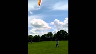 Power kite  Peter Lynn hornet 5m [upl. by Hsatan345]