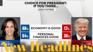 Harris leads Trump by 4 nationally as both candidates narrow gender gap poll finds [upl. by Steve]