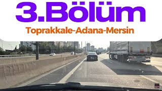 ToprakkaleAdanaMersin Vlog City Center Mediterrenian Turkey4KAutoDriving [upl. by Goldia708]