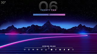 Synthwave Neon Theme For Desktop [upl. by Gretna]