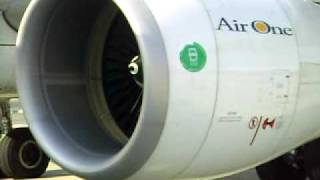 Boarding Alitalia A320 flight from FCO Rome to TUN Tunisia operated by Air One [upl. by Belcher]