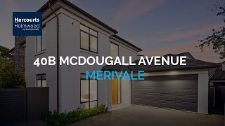 FOR SALE  40B McDougall Avenue Merivale  Cindy Lee Sinclair Harcourts Holmwood Merivale [upl. by Fanny]