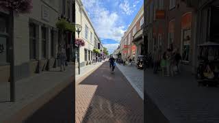 Hulst Gentsestraat winkelstraat Nederland 1 juli 2024 [upl. by Yeldarb]