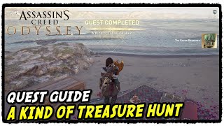 A Kind of Treasure Hunt Quest Guide in Assassins Creed Odyssey Kassandra DLC Crossover Story [upl. by Ardua43]