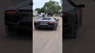 Lamborghini Reventon driving lamborghini reventon v12 hypercar uk rare supercar salonprive [upl. by Nivlem]