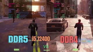 Ddr5 vs ddr4  i5 12400 in 2024 [upl. by Earvin42]