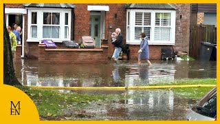 Flooding hits parts of England as month’s worth of rain forecast [upl. by Hillell307]