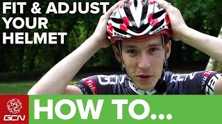 How To Fit amp Adjust A Cycle Helmet [upl. by Laerdna255]