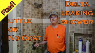 How to fix a dripping shower head with a single handle at no cost or low cost [upl. by Lled]