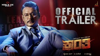 Kranti Official Trailer  Darshan Thoogudeepa Rachitha Ram  Shylaja Nag B Suresha  V Harikrishna [upl. by Jesus]