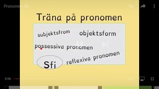 Pronomen Sfi [upl. by Haraf]