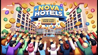 🪙 How to earn POINTS at Nova Hotels X  Easy Tutorial [upl. by Patsis]