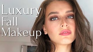 Luxury Fall Makeup Tutorial amp Skincare Favorites [upl. by Leonor343]