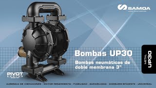 Bombas neumáticas de doble diafragma de 3quot SAMOA UP30 [upl. by Bertine179]