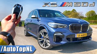 BMW X5 M50d G05 REVIEW POV Test Drive on AUTOBAHN amp ROAD by AutoTopNL [upl. by Fevre]