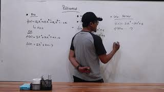 PENGERTIAN DAN NILAI POLINOMIAL  Polinomial Part 1 [upl. by Ronyar]