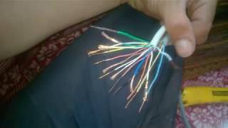 DIY homemade Network LAN  Ethernet cable  How to extend your Ethernet  internet cable [upl. by Dedric]