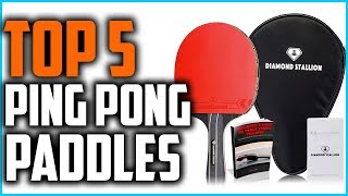 Top 5 Best Ping Pong Paddles In 2020 [upl. by Balkin]