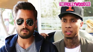 Scott Disick amp Tyga Go Luxury Car Shopping After Lunch Together At Il Pastaio In Beverly Hills CA [upl. by Colleen]