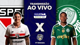 SÃO PAULO X PALMEIRAS AO VIVO  PAULISTÃO  DIRETO DO MORUMBIS AO VIVO E COM IMAGENS DO PRÉ JOGO [upl. by Fahy827]