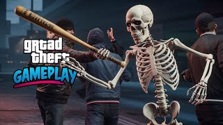 GTA 5 Skelten Funny Game Play gta gta5spidermanfunnyjump mobalegends5v5 [upl. by Olnay]