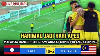 🔴GEMPARKAN ASEAN DINI HARI  LAOS U17 10 VS MALAYSIA U17 2  Asean Cup Qualifiers U17 2025 [upl. by Elockcin269]