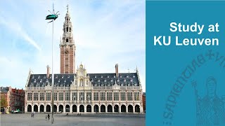 Study at KU Leuven presentation  Info about Europes most innovative university [upl. by Anual]