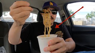 New Del Taco BIRRIA RAMEN amp Birria Quesadilla Big Belly Food Review [upl. by Dieball555]