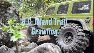 RC Trail Crawling Axial Scx6 Jeep crawling to the Bend and saying goodbye to the Ring and Pinion [upl. by Noired]