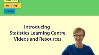 Statistics Learning Centre Videos [upl. by Sialac]