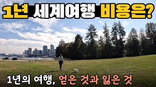 이제 세계여행을 마친 부부의 1년 여행 비용을 정산해보았습니다  유럽4개월 캐나다3개월 동남아4개월 한달살기 여행비용 [upl. by Lazor]