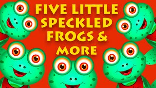 Five Little Speckled Frogs And Many More [upl. by Nydnarb832]