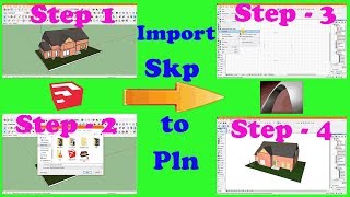 Archicad Tutorial  Shortcut trick to import sketchup file into Archicad [upl. by Sharity116]