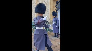 IRISH GUARDS AT THE TOWER OF LONDON [upl. by Niatsirt861]