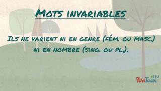 Mots variables et invariables [upl. by Heddy586]