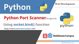 Python Port Scanner  using socketbind [upl. by Malloch]