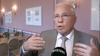 Blocher ist gegen EURahmenvertrag  EU  Christoph Blocher  SVP  Bilaterale [upl. by Niwdla]